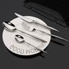 High Quality Silver 18/10 Stainless Steel Dinnerware Cutlery Elegance Silverware Set Fork Knife Spoon Tableware Flatware for Restaurant
