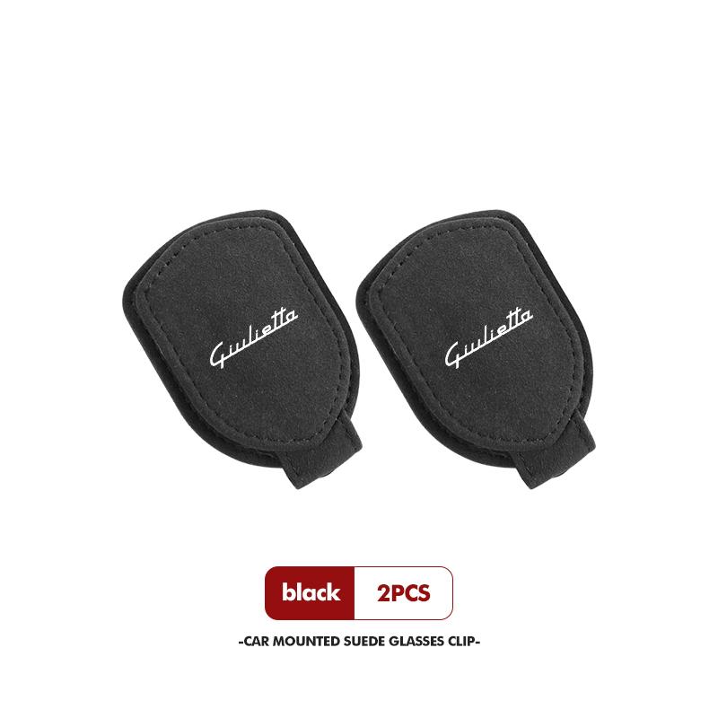 2026 Hot Sticker For Alfa Romeo Car Sun Visor Clip Glasses Cards Magnetic Sunglasses Bracket GT Stelvio F1 Brera Volante Tonale 