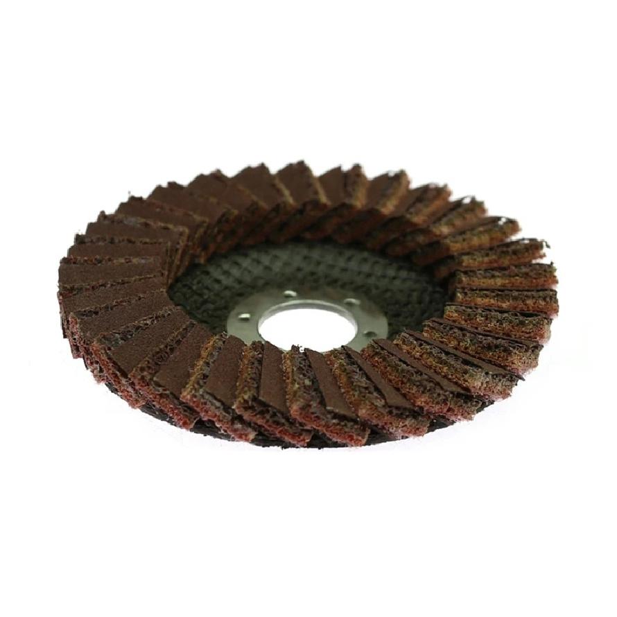 1 piece 4.5”/115*22mm Flap Grinding Disc Angle Grinder Non-woven Polishing Disc for Metal Aluminum
