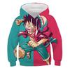 Худи с 3D-принтом Короля Пиратов One Piece Луффи для взрослых, Худи с мультяшным принтом, Пуловер с длинным рукавом, Мужские, Женские, Уличные, Крутые Топы