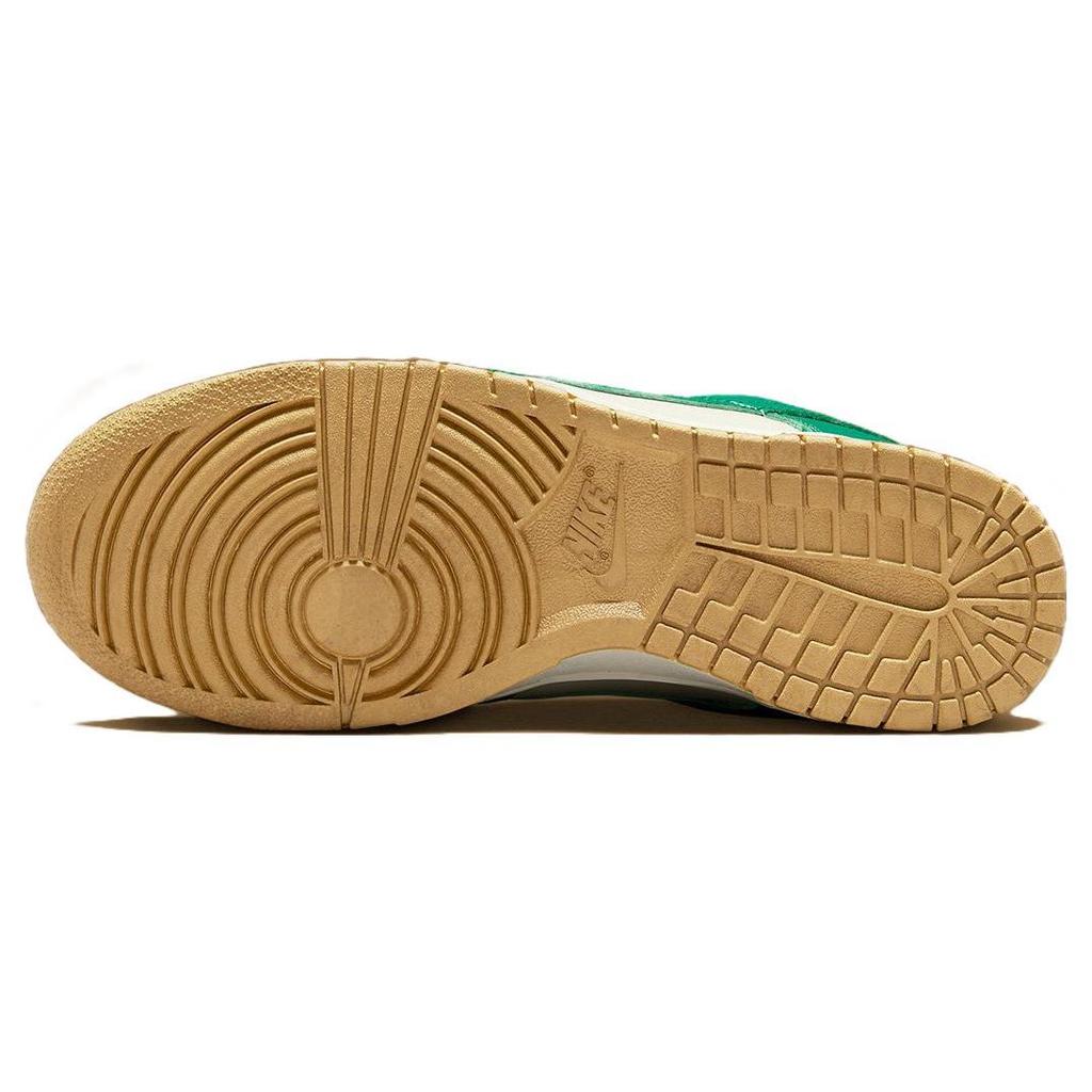 Nike Dunk Low Malachite Metallic Gold Женские кроссовки Green Sail FB7173-131