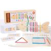 Montessori Fishbone Pegboard: Color Matching & Fine Motor Skills Puzzle for Children