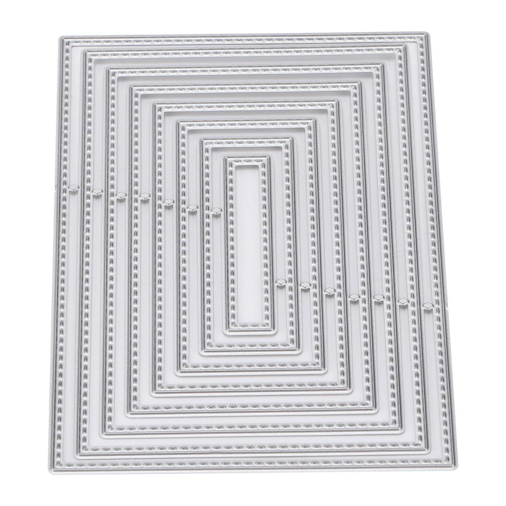 Diecut Carbon Steel Embossing Cutting Die Template Rectangular Sewing Thread Carving Mould