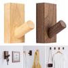 Самоклеящийся настенный крючок, деревянный крючок для сумки, прочные крючки для хранения