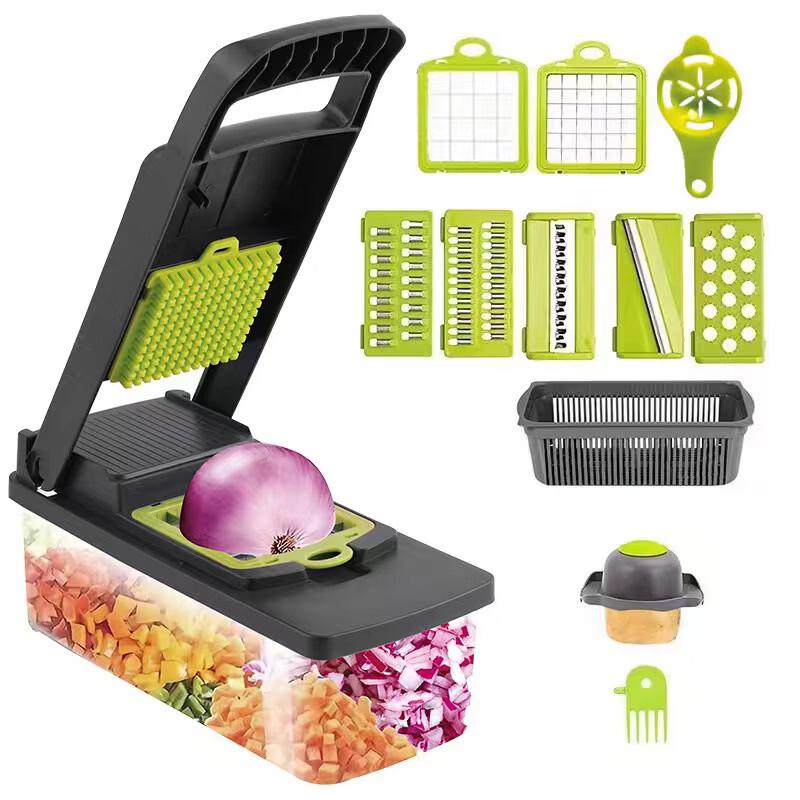 Multi-functional Kitchen Vegetable Chopper & Dicer Set