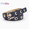 Full-hole Belt, Casual Decoration, Jeans, Pin Buckle, Personality, Convex Eyes, Ladies Thin Waist Belt