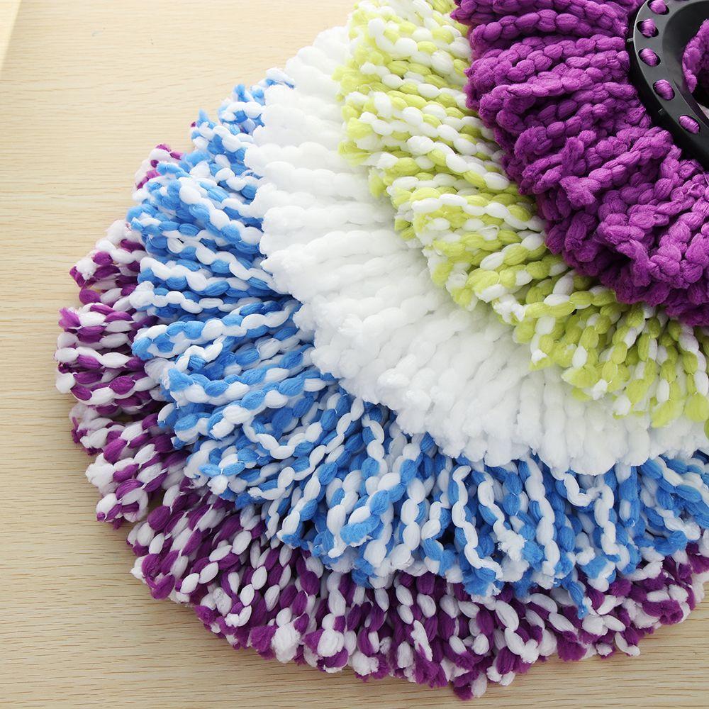 Kitchen Supplies Replacement 360° Rotating Cleaning Pad Floor Cleaner Microfiber Brush Mop Head