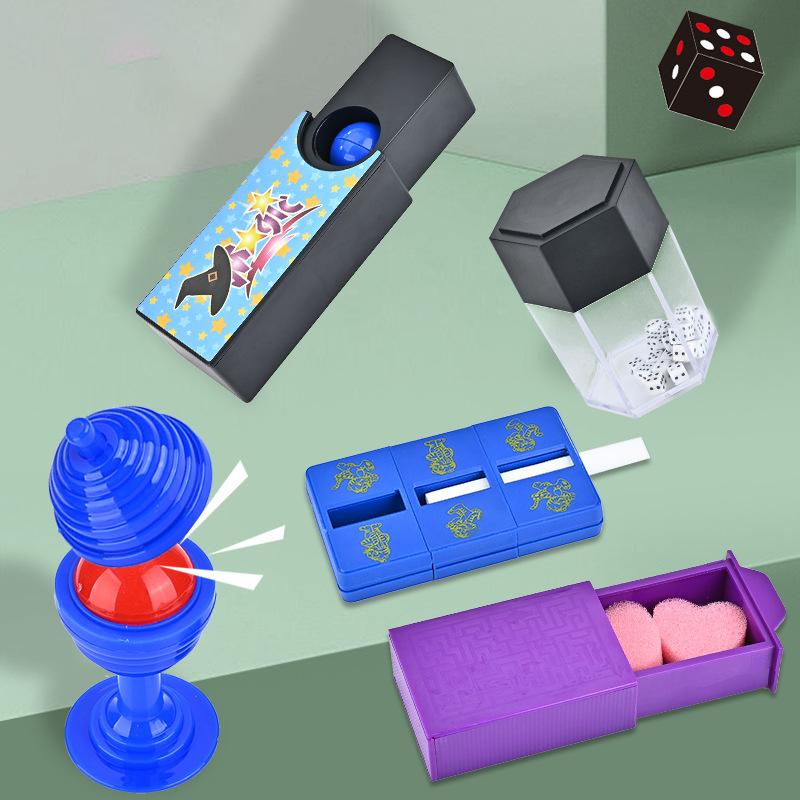 Easy to Learn Plastic Magic Box Novelty Magic Trick Kit Toys for Kids