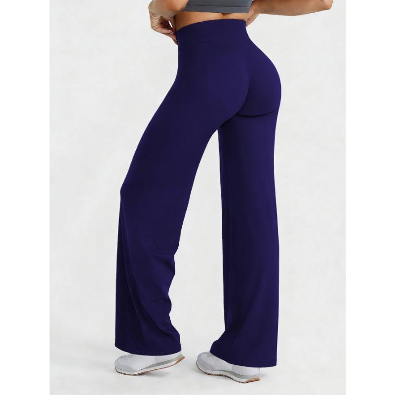 Women S High Waist Butt Lifting Solid Long Yoga Pants For Outdoor Fitness