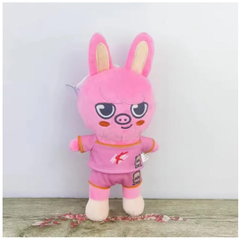 Plush Toys Stray Kids Cartoon Stuffed Animal Plushies Doll Kawaii Companion for Adult Fans Leeknow Hyunjin Gift
