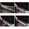 NADH5 5Pcs Car Emblem Threshold Door Sill Protector Anti Scratch For Skoda Octavia Kodiaq Fabia Superb Yeti Rapid  Kamiq Karoq Derivat