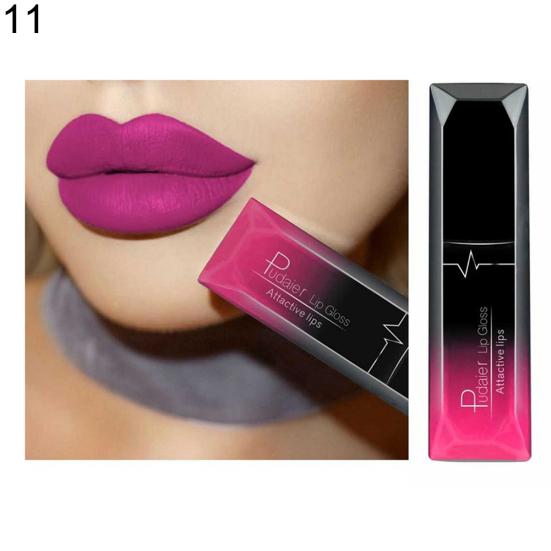 Long Lasting Liquid Lipstick Matte Moisturizing Advanced Lip Gloss Lip Glaze Glitter Matte Finish Lip Makeup Lipstick Women Sexy Beauty Cosmetic