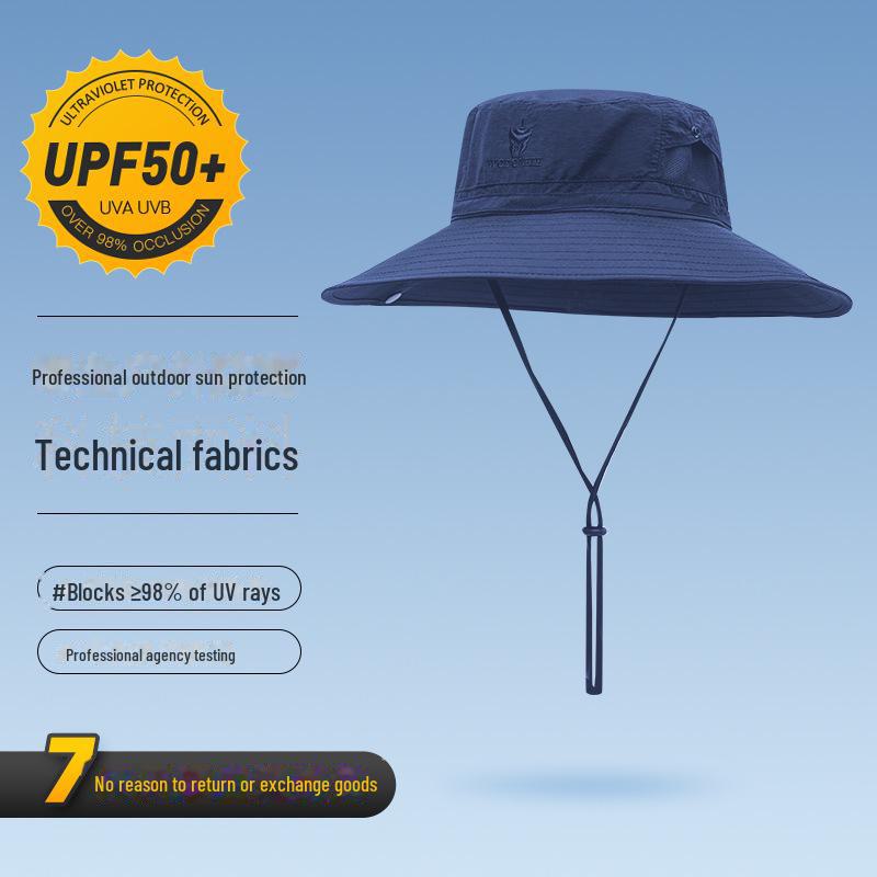 Мужская дышащая шапка с защитой от ультрафиолета для рыбалки и походов