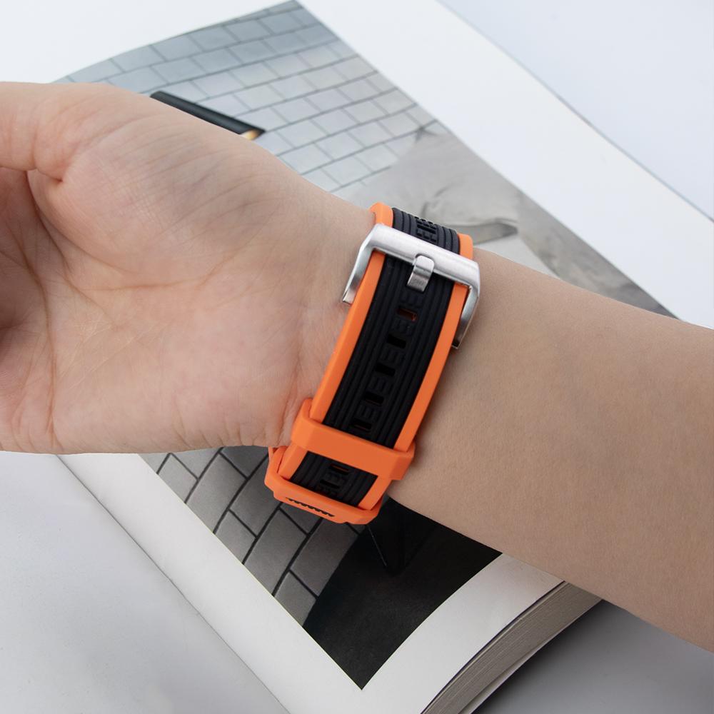 Soft Silicone Strap For Apple Watch Series 11 46mm Band 42mm 44mm 45mm 41mm 40mm 38mm Ultra 2/3 49mm Sport Bracelet iWatch Serise 10 9 8 7 6 5 4 3 SE