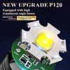 Powerful LED Flashlight USB Rechargeable Torch Super Bright Telescopic Zoom Light with Power Display Outdoor Fishing Lantren