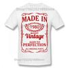 Новинка Потрясающая Сделано в 1980 Винтажные Футболки Графическая Уличная одежда Короткий рукав Подарки на день рождения Папа Футболка Мужская одежда