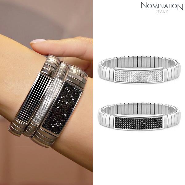 Nomination Bracelet Extension Glitter (M) Steel With Crystals 043218 (Select 1)
