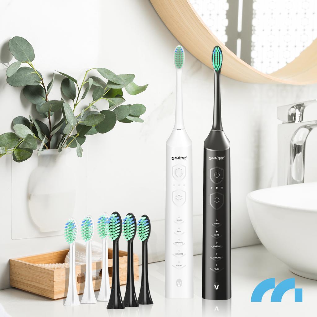 Maltec Toothie X2in1 Sonic Electric Toothbrush Set with 2 Handles
