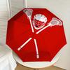 1PC lacrosse helmet Umbrella-8-Rib Reinforced, Automatic Open, Lightweight & Durable, Cute Fashion Accessory for Outdoor-W105