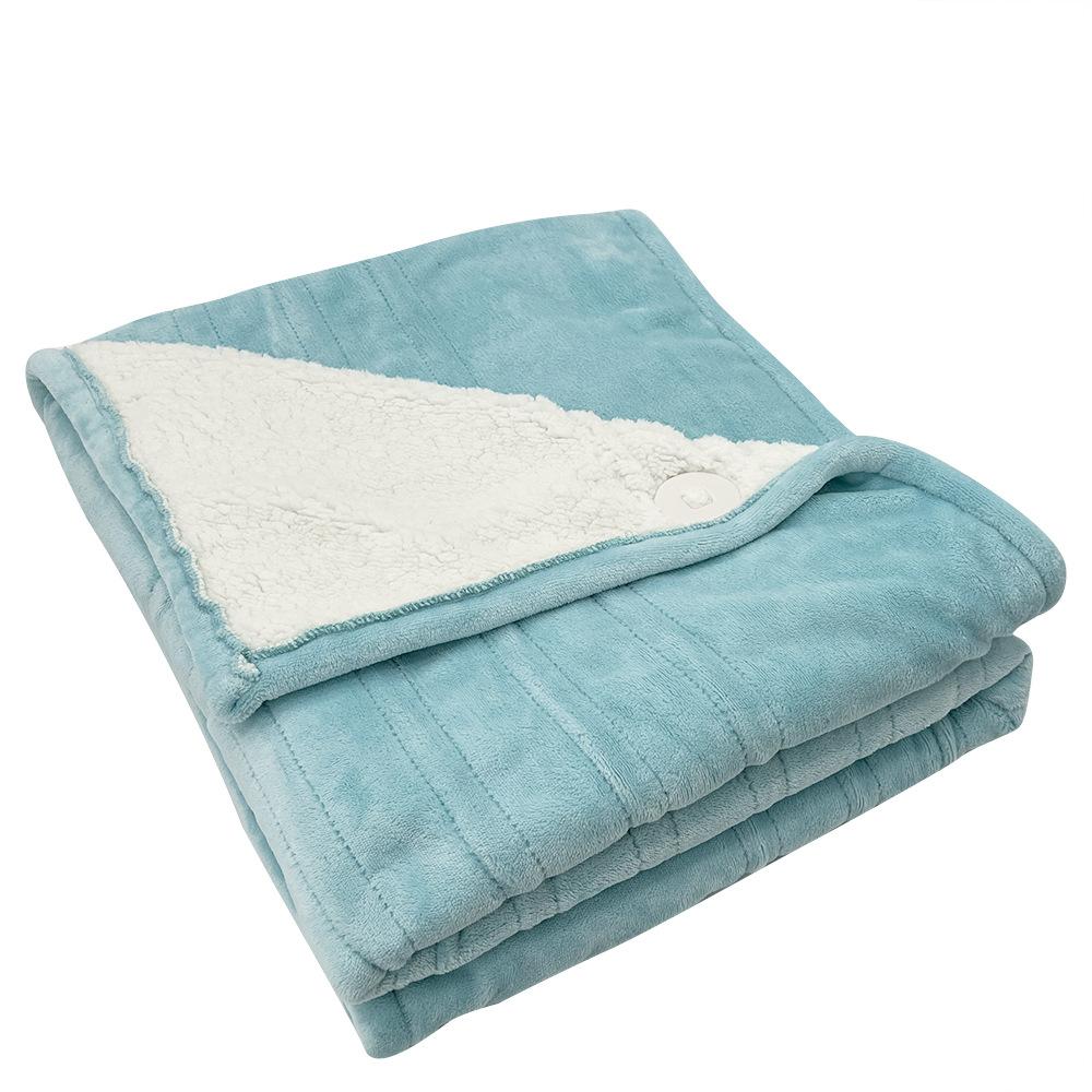 Electric Blanket Intelligent Switch  Body Warming Cover Blanket Flannel Constant Temperature Blanket Multi-purpose Shawl Sofa Blanket Bed Thin Quilt