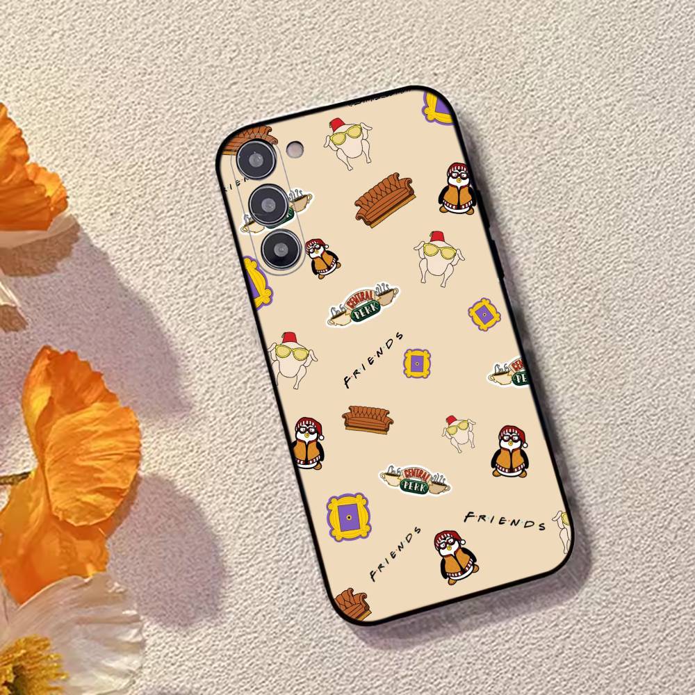 Hot TV Show F-Friends Phone Case Black Silicone Soft For Samsung Galaxy A73,A72,A71,A70,A53,A52,A51