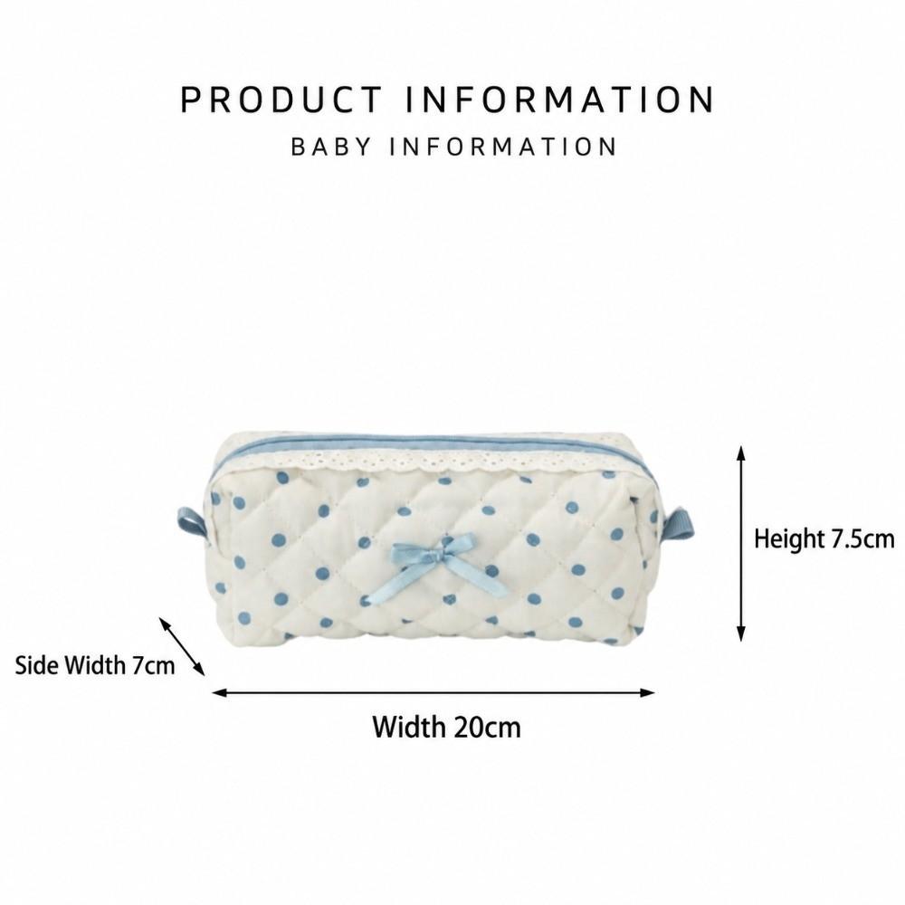 Dot Pattern Pencil Case Multifunctional Pencil Pouch New Pen Bag Gift