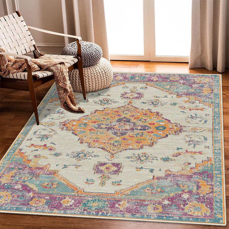 Американский стиль Ретро Персидский ковер для украшения гостиной Ковры большой площади для спальни Большой размер Мягкие Настраиваемые напольные коврики