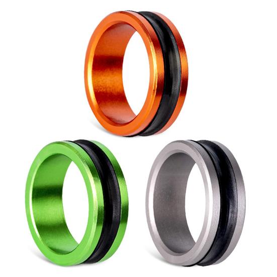 1/2/4 шт. Кольца для протяжки рыболовной лески, Не ржавеющие, Устойчивые к коррозии, Противоскользящая конструкция, Кольца для пальцев для протяжки, Рыболовные аксессуары