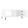  Coffee Table, High Gloss White, 90x50x40 Cm