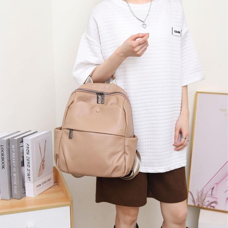 Рюкзак Модная женская сумка из натуральной кожи Легкий дорожный рюкзак Школьный рюкзак