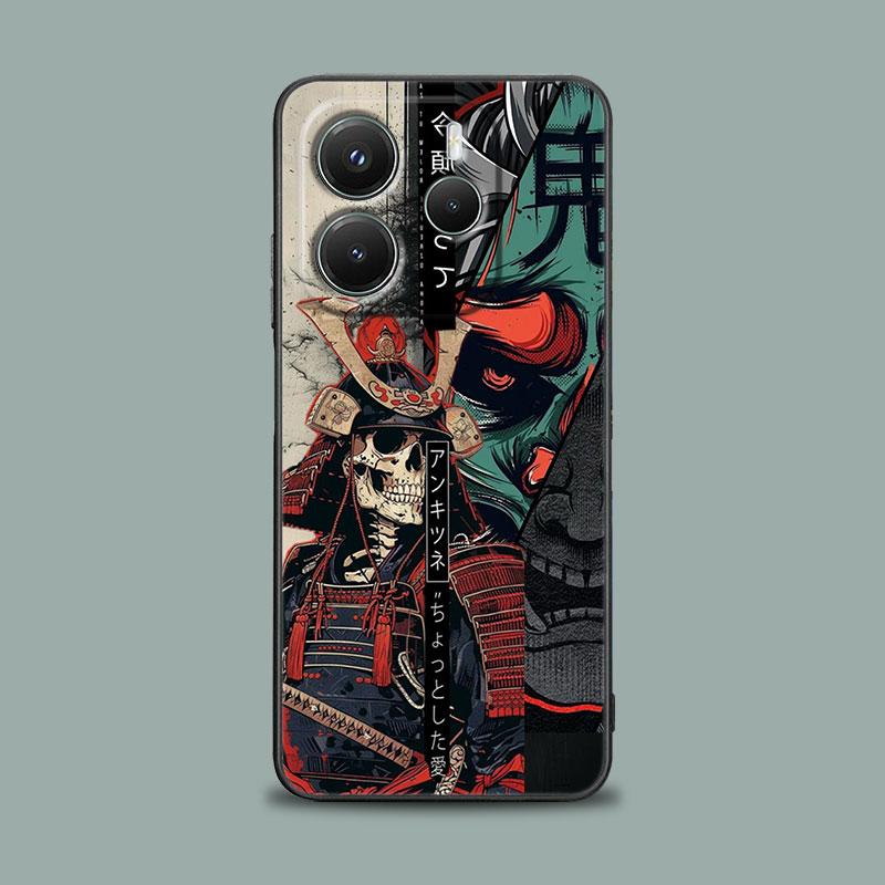 Чехол для телефона для Xiaomi Redmi 15C 14C 12C 13C Redmi Note 15 14 13 12 11 10 Pro Plus 5G Силиконовый Мягкий Чехол Большой Волновой Дракон Бог Моря