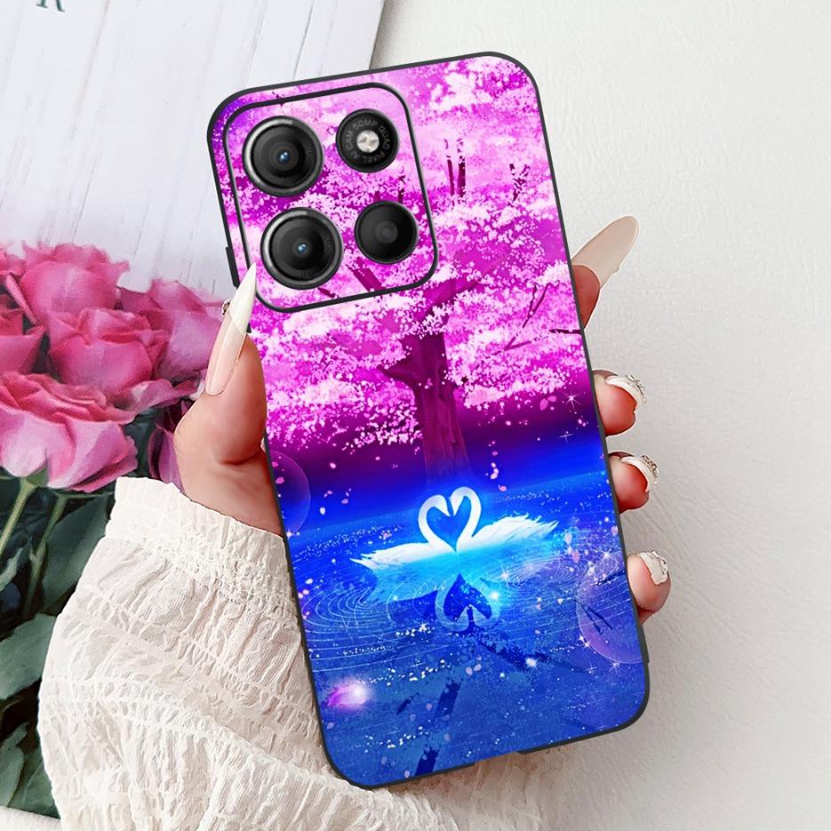 Чехол для Motorola Moto G15 Moto G75 XT2437-2 Роскошный Популярный Расписной Чехол Мягкий ТПУ Чехол для Телефона Для Motorola G15 G 75 MotoG75 Сумки