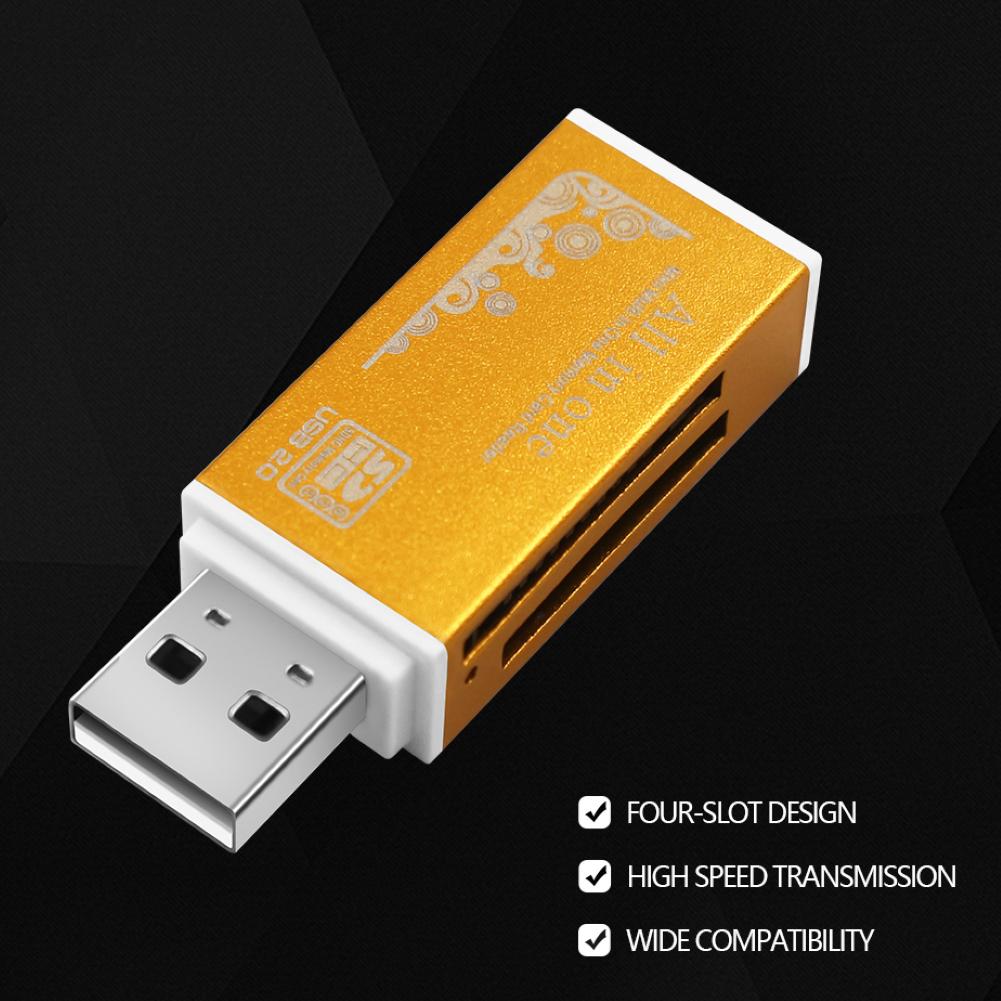 SM-PE Memory 2 Micro-SD/TF/CT/MS/SDHC/MMC USB-адаптер многофункционального устройства чтения карт