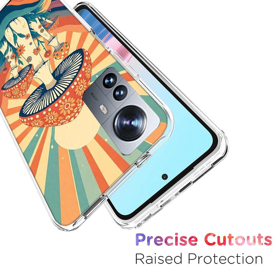Чехол для телефона Boho Hippy Mushroom Sunrise для Redmi Note 15 Pro 5G 14 13 12 Pro Plus 11 11T 11E 11S 10 Pro 10S 9 9S Чехол Cell Clea