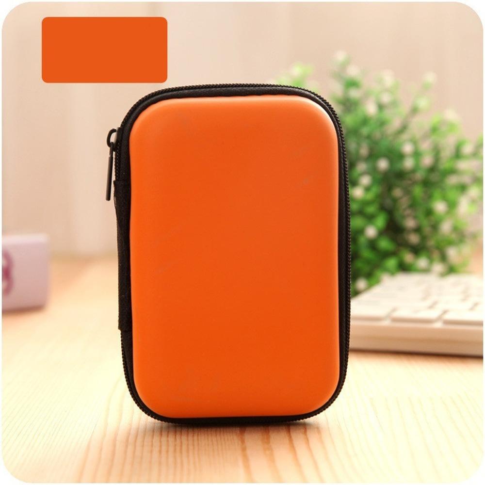 New Headset Travel Storage Box Headphone Bag Portable Case Cable Accessories