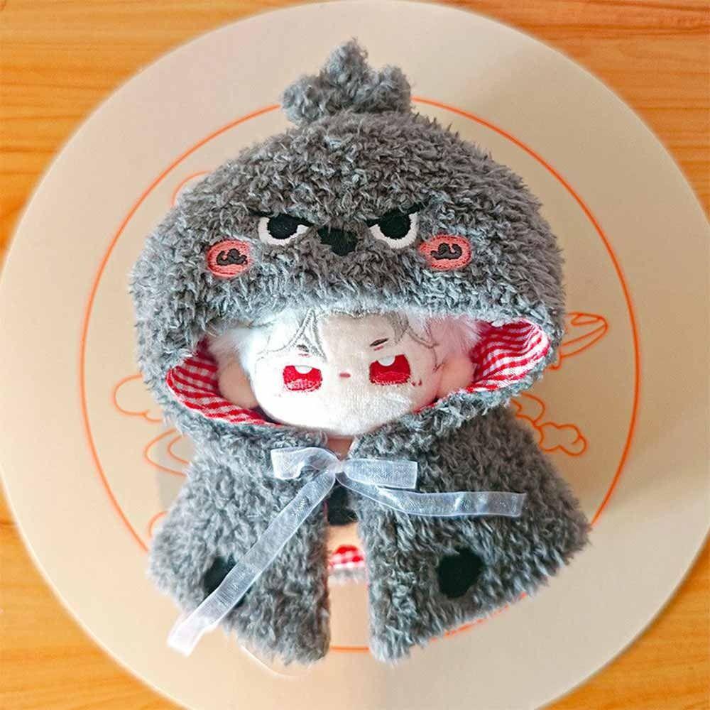 Милая кукла 10 см, одежда, разноцветный мультяшный животный плащ для куклы, сменный наряд, реквизит для фото, аксессуары для кукол, подарок
