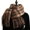 Imitation Cashmere Scarf Women's 2025 New Sweet Medium and Long Scarf Shawl Autumn and Winter Warm Scarf Women