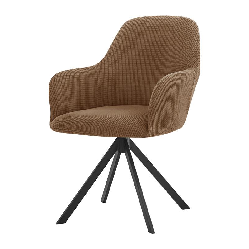 High Back Armchair Stretch Fleece Cover Removable Dining Chair Protector Slipcover For Living Room Seat