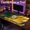 Green Bay Packers Customized Name Text Mouse Pad, Large Desk Mouse Mat Personalized Home Office Present