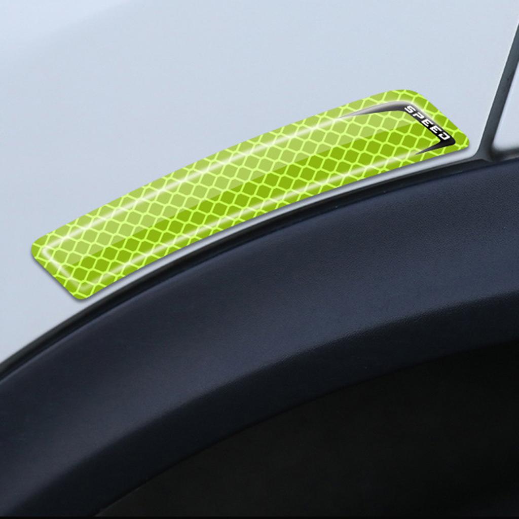 2 шт. светоотражающие наклейки на колеса из ТПЭ, предупреждающие светоотражающие полоски, универсальные наклейки для автомобилей, грузовиков, мотоциклов