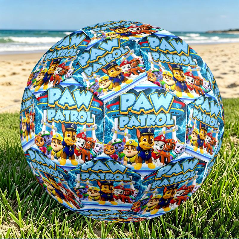 PAW Patrol Print Size 5 Soccer Ball, PU Wear Resistant Football for Match Training and Daily Practice, Birthday Gift for Soccer Fans
