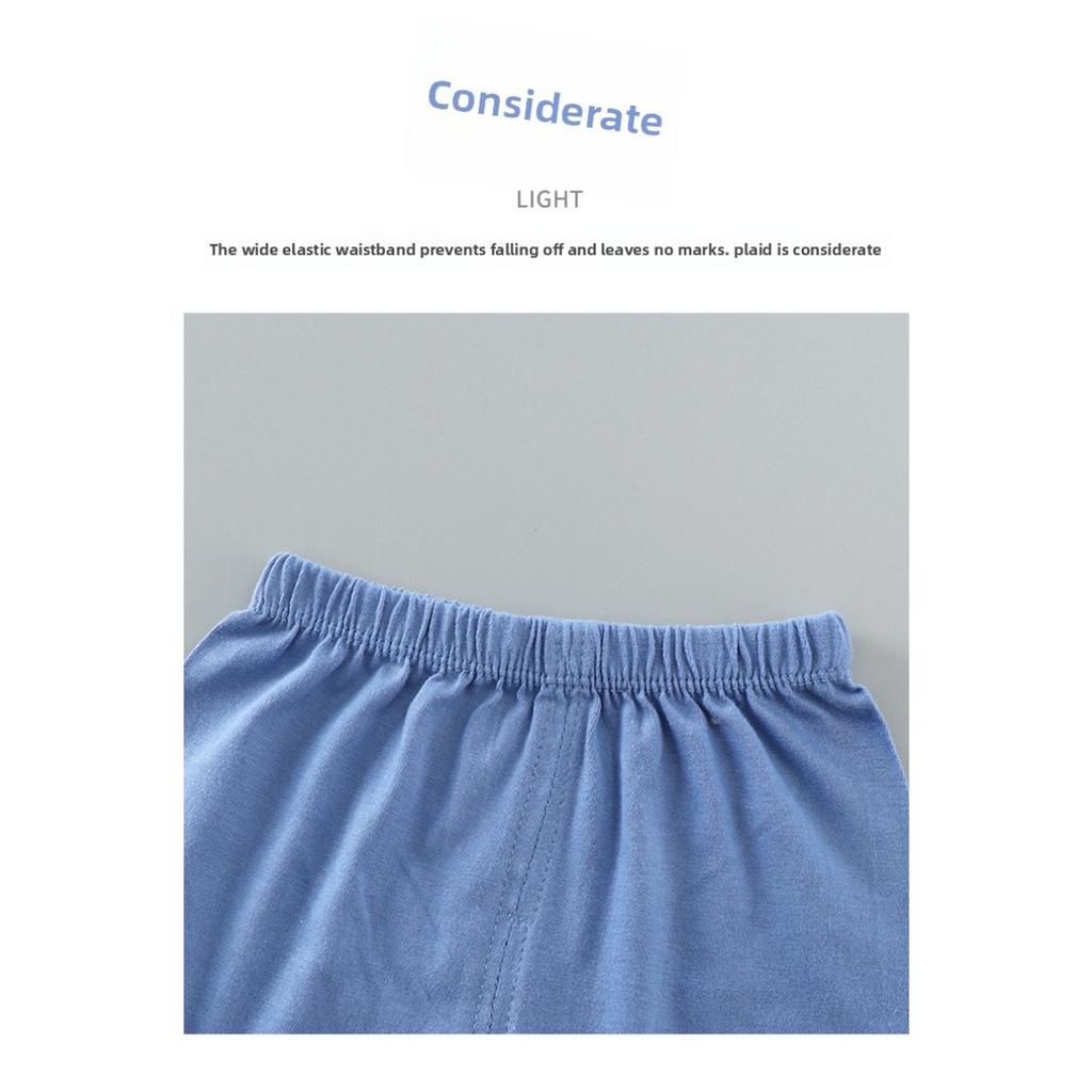 Детский комплект с коротким рукавом Летний А-класса Чистый хлопок Одежда для мальчиков Футболка для девочек Летняя одежда для малышей Детская одежда