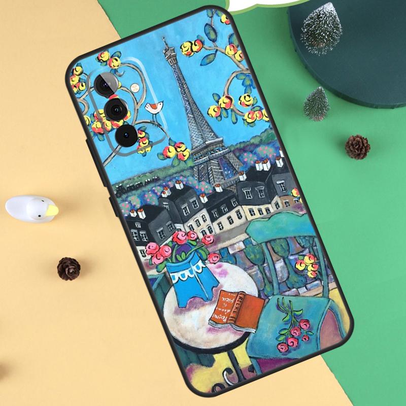 Eiffel Tower Paris Case For Samsung Galaxy A34 A54 A14 A13 A33 A53 A12 A32 A52 A71 A51 A25 A55 A35 A15 Cover