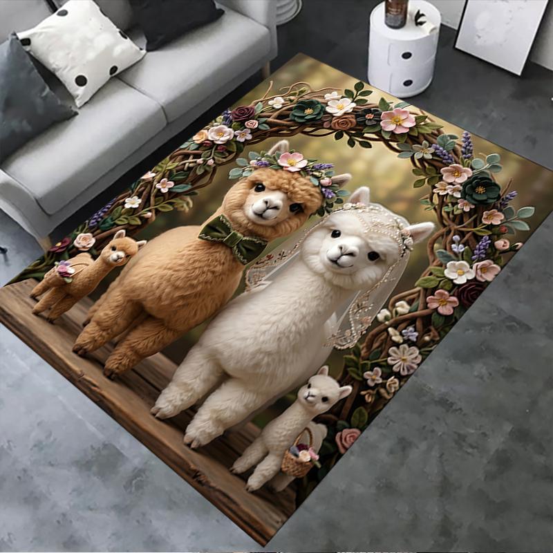 2025 New Cute animals Carpet Rug for Living Room Bedroom Home Sofa Decoration,Kids play Non-slip Floor Mat