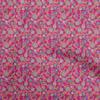 Cotton Poplin Magenta Fabric Kalamkari Craft Projects Decor Fabric Printed By The Yard 42 Inch
