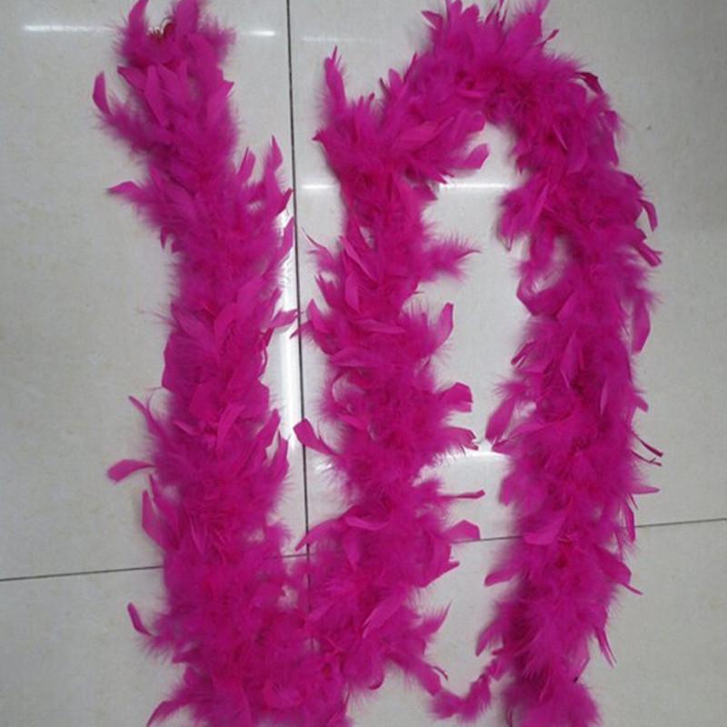 DIY 2 yards\lot Clothing Accessories Turkey Feather Multi Color Strip Fluffy Boa Happy Birthday Party Wedding Decorations Supplies