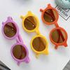 Children'S Sunglasses Round Cute Matte Glasses 1-8 Years Old Baby Decorative Versatile Tide Ink Can Be Ordered
