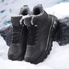 FashionWinter Men's Snow Boots Waterproof Sports Casual Shoes Plush Warm Outdoor Men's Hiking Boots Work Travel Shoes Big Size 48