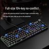 HP K10G 104-клавишная проводная механическая игровая клавиатура