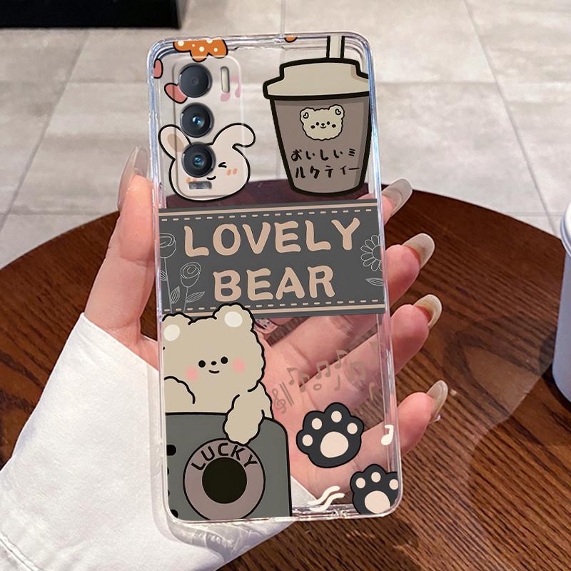 Jelly Casing For Realme GT Explorer Master/GT Master Explorer Edition Clear Silicon Soft TPU Back Cover Cute Cat Protective Case